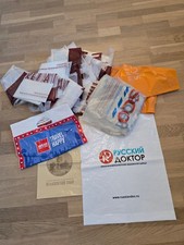 20 x Plastic Carrier Bags from All Over the World