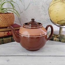 Vintage brown betty teapot - vintage,