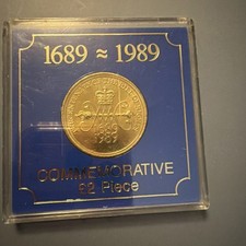 Tercentenary Of The Bill Of Rights 1689-1989 £2 Two Pound Coin Cased