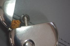 OLD RARE ANTIQUE SOLID SILVER ENGLISH HALL MARKED ROPE? TINDER? LIGHTER  c1915