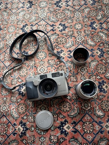 Contax film camera with - film,