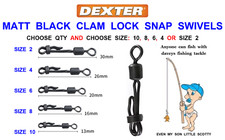 DEXTER MATT BLACK CLAM LOCK