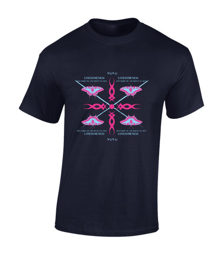 Lonesomeness butterfly mens - lonesomeness, t