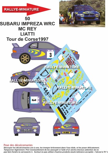Decals ref 0050 subaru - ref,