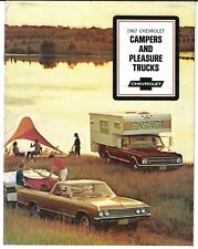 Chevrolet Campers & Pleasure Trucks 1967 USA Market Brochure Pick-Up Sportvan