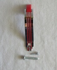 Vtg Amerock door pull Red line