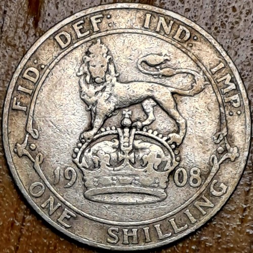 1908 king edward vii shilling - vii,