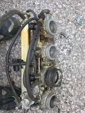 HONDA CBR1100XX SUPER BLACKBIRD 1999 2000 THROTTLE BODIES WITH CABLES 
