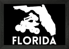 Quad Bike Framed Wall Art