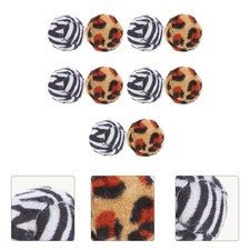  10 Pcs Leopard Print Cat Ball Baby Balls Kitten Interactive Toy Indoor