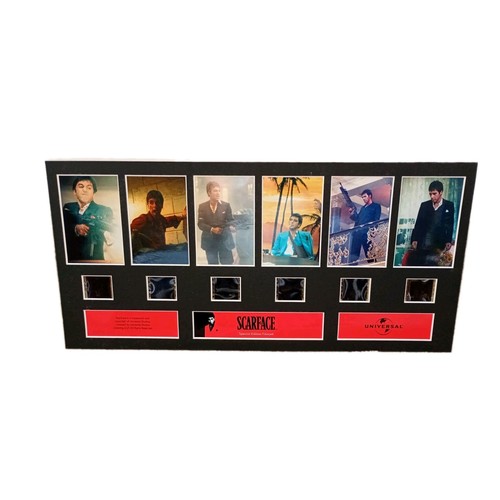 Framed scarface six film cells - scarface,