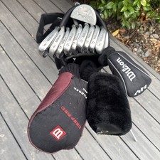 FULL RIGHT HANDED MENS WILSON GOLF SET WITH BRIDGESTONE DRIVER. FREE UK POST