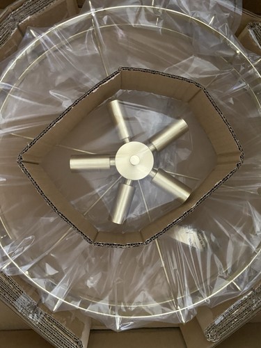 Glass circle light - circle,