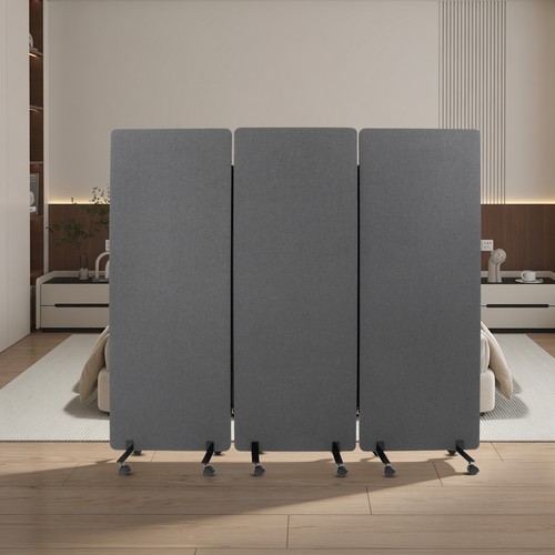 Panel room divider - 3-panel, office