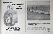 Old Vintage Print 1936-54 Sperry Marine Equipment Aiton Kunifer Chemical 20th