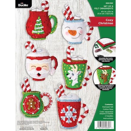 Bucilla felt ornaments - bucilla,