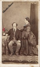 Partially coloured cdv a - partially,