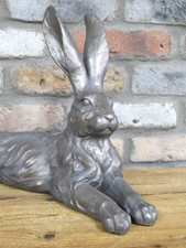 Large Silver Laying Hare