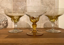 Three Vintage Hand blown