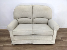 SOFA 2 Seater Cream Hessian
