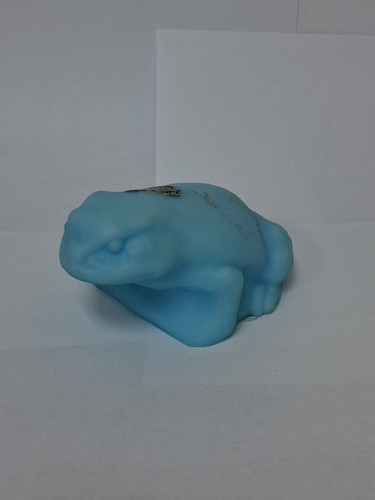 Vtg fenton blue satin glass - fenton,
