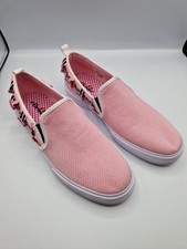 Ellesse Upega Pink White Womens Slip On Pumps Shoes UK7 EU40.5 US9 VGC!