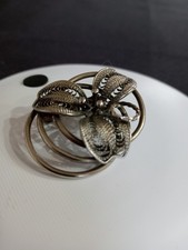 Victorian Filigree Lily Brooch