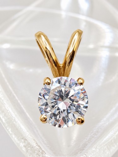 Vintage 10k yellow gold round - gold,