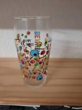 2 x Neck Oil pint glasses Beavertown IPA Psychedelic Skull Pint Glass man cave 