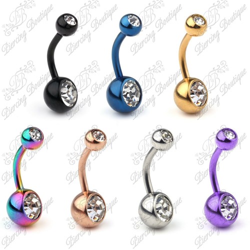 Belly bars navel button bar - belly,