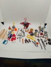 PLAYMOBIL KNIGHTS BUNDLE FIGURES WEAPONS SPEARS SHIELDS HELMETS  AND MORE