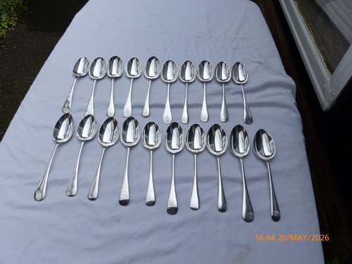 Job lot silver plate - plate, old