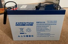 12V 115AH EXPEDITION PLUS DEEP CYCLE AGM LEISURE BATTERY