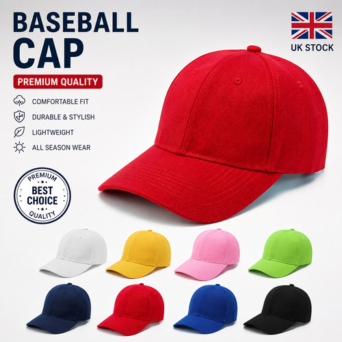 Kids plain baseball cap - plain,