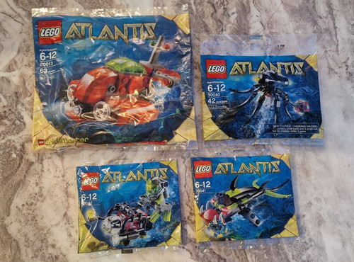 Lego atlantis polybags - lego,