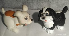 x2 Dogs Ceramic Figurines