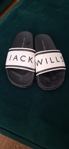 Jack wills red flip flops - red, size