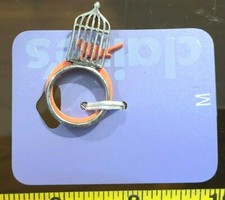 Ring Cute Bird with Cage Double Claires Claire's Medium Jewellery RRP £5