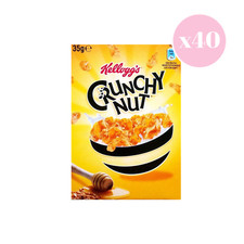 Kellogg's Crunchy Nut Single Serve Portion Packs Cereal 35g - X40 Boxes