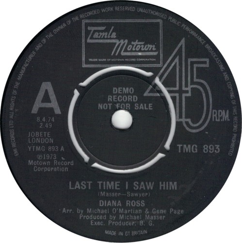 Diana ross last time - –, i