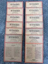 Nouvelle Revue Automobile Collection Vintage French Car Magazines 12 Issues 1932