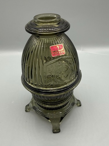 Viking glass steel pot - glass,