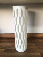 Laura Ashley Tall White Glass