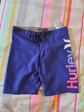 Hurley Boys Board Swim Shorts Size 24 Inch Great Condition Summer Holiday