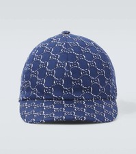 NWT Gucci Blue GG Cotton