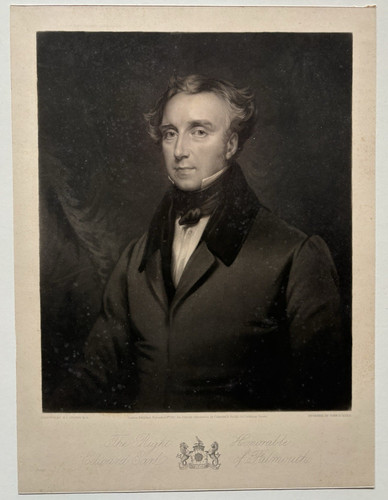 Antique mezzotint engraving - antique,