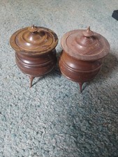"potjie" pot,wooden Trinket