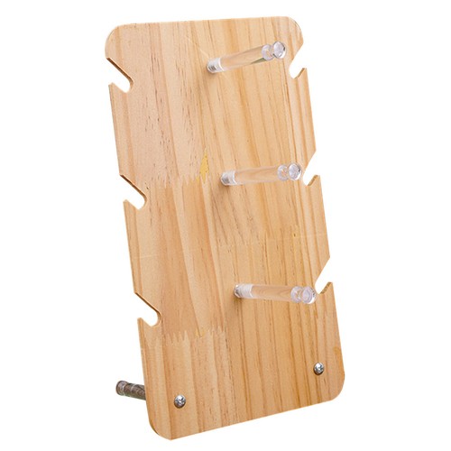 Wooden eyeglasses stand - eyeglasses,
