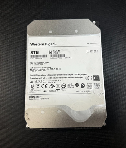 Western digital 8tb sas - digital, 3.5"