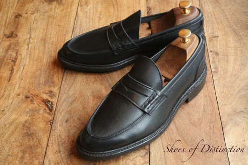 Trickers black leather - black,